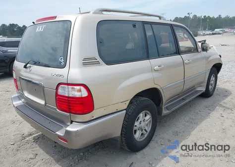 2000 Lexus Lx 470 из США, поврежденный, VIN JT6HT00W7Y0105216